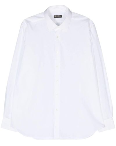 Corneliani Poplin Cotton Shirt - ホワイト