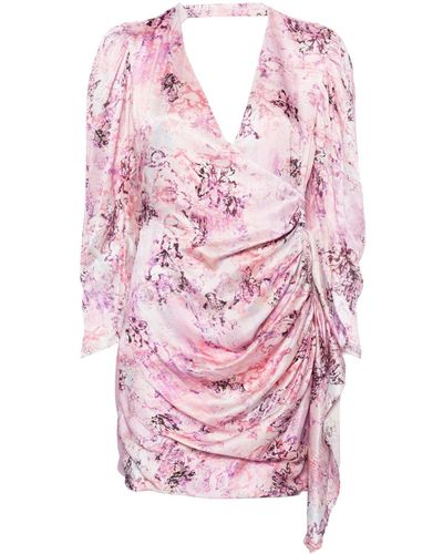 IRO Tirmina Silk Miidress - Pink