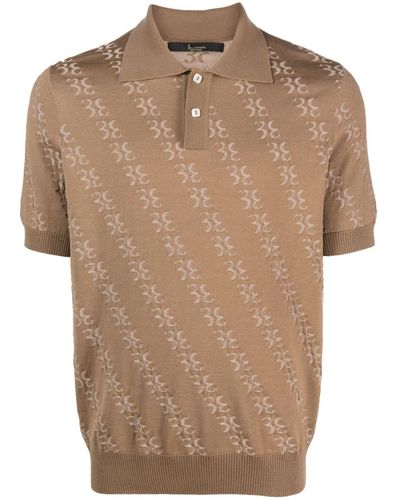 Billionaire Poloshirt Van Merinowol - Bruin