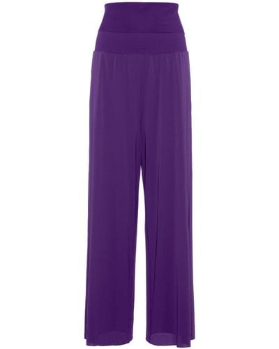 Eres Dao High-waisted Trousers - Purple