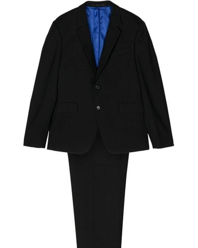 Paul Smith Two Button Wool Suit - Black