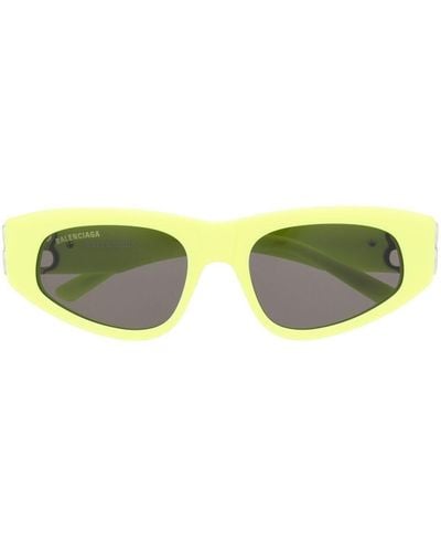 Balenciaga Dynasty D-frame Sunglasses - Yellow