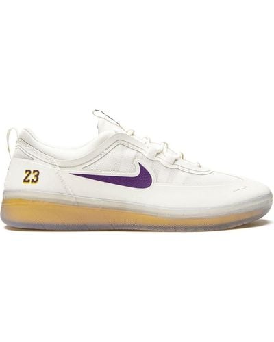 Nike X La Lakers Sb Nyjah Free 2 "lebron James" Sneakers - White