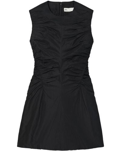 Tory Burch Ruched Mini Dress - Black