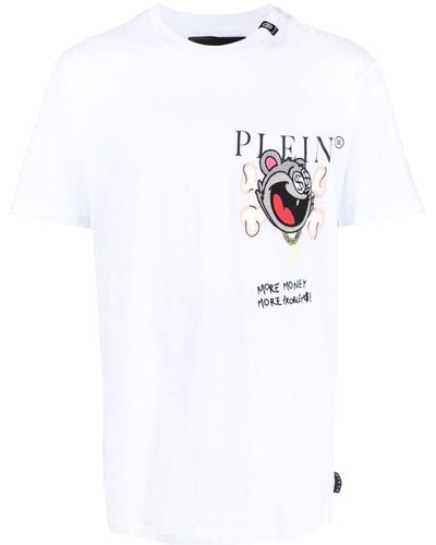 Philipp Plein グラフィック Tシャツ - ホワイト