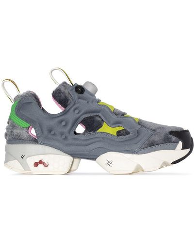 Reebok X Tom And Jerry Gray Instapump Fury Og Sneakers