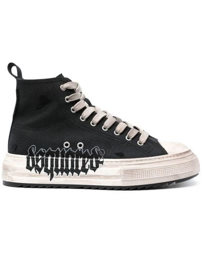DSquared² Berlin High-top Trainers - Black
