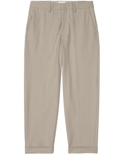 Closed Auckley Cropped Trousers - Natural