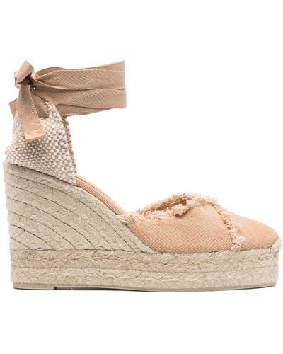 Castañer Catalina Wedge Espadrilles - Natural