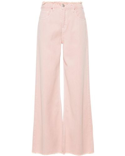 Bimba Y Lola High-rise Wide-leg Jeans - Pink