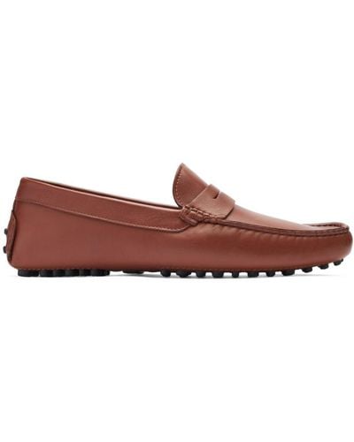 SCAROSSO Michael Leather Loafers - Brown