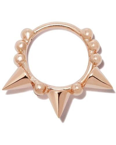 Maria Tash 18kt Rose Gold Triple Spike Clicker Earring - Multicolor