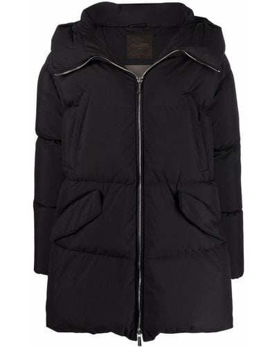 Moorer Calliope Hooded Puffer Jacket - Black