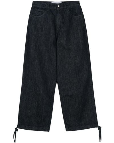 Societe Anonyme Fabien Jeans mit weitem Bein - Schwarz