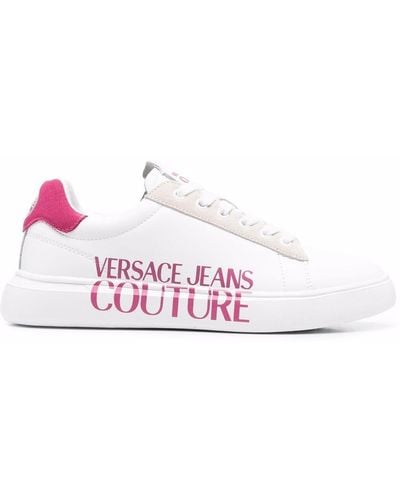 Versace Sneakers mit Logo - Weiß