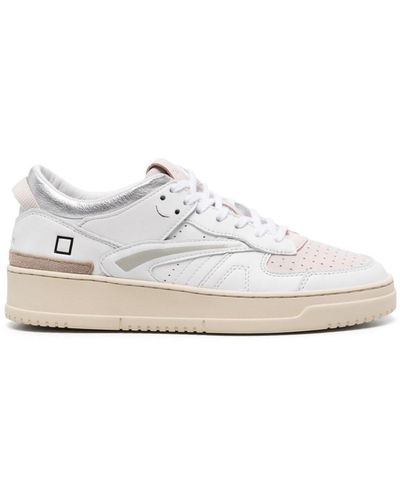 Date Torneo Panelled Trainers - White