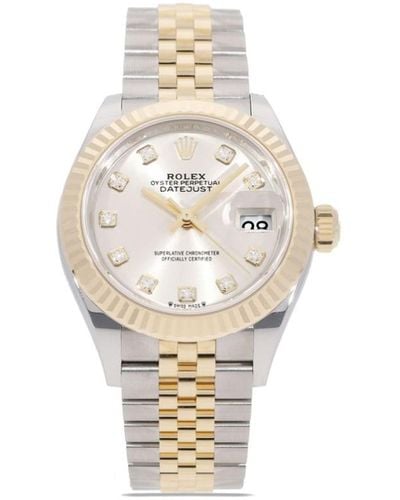 Rolex 2023 Ongedragen Lady-datejust Horloge - Wit