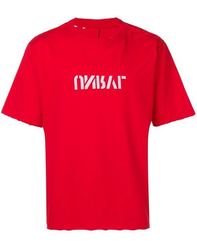Unravel Project Slogan Print T-shirt - Red