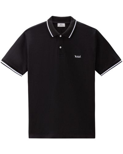 Woolrich Monterey Cotton Polo Shirt - Black