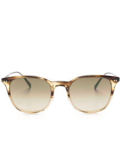 Oliver Peoples Gerardo Round-frame Sunglasses - Natural