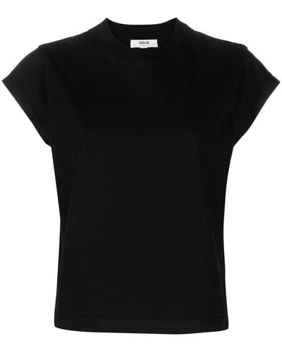 Agolde Crew Neck Short-sleeve T-shirt - Black