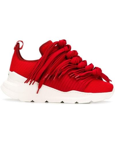 Ports 1961 Lace42 Sneakers Met Franje - Rood