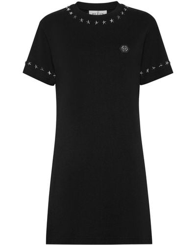 Philipp Plein Sexy Pure Stars T-shirt Dress - Black