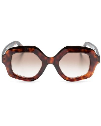 LAPIMA Cecilia Tortoiseshell-effect Sunglasses - Brown