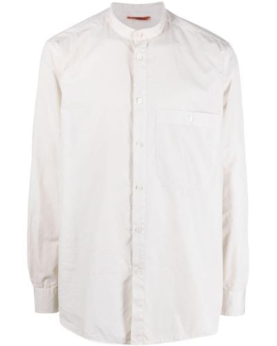 Barena Hemd mit Stehkragen - Weiß