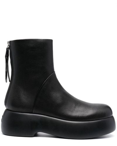 Agl Attilio Giusti Leombruni Nancy Rear-zip Fastening Boots - Black