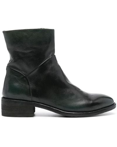 Officine Creative Seline 020 Leather Boots - Black