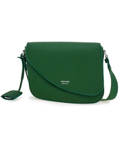 Ferragamo Medium Shoulder Bag - Green