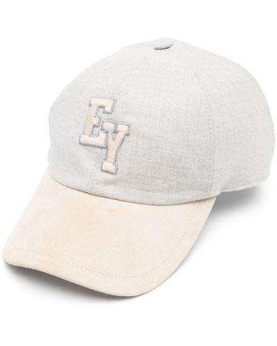 Eleventy Logo-embroidered Baseball Cap - Natural
