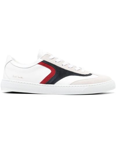 Paul Smith Leather Lace-up Sneakers - White