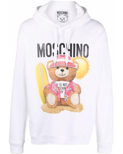 Moschino Hoodie Met Teddybeerprint - Meerkleurig