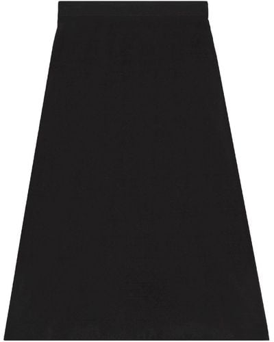 Gucci Glittered Straight Skirt - Black