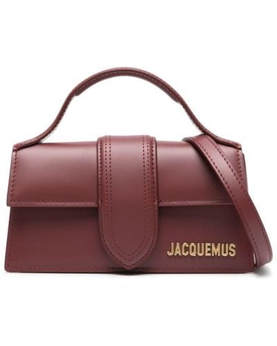 Jacquemus Le Bambino Leather Mini Bag - Purple