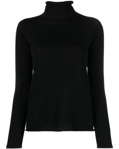 Majestic Filatures High-neck Cashmere Sweater - Black