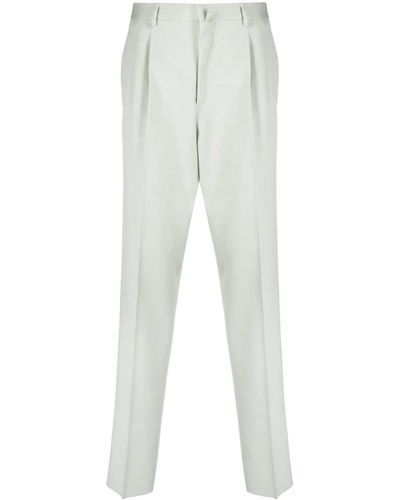 Lanvin Pantalon de costume à plis marqués - Blanc