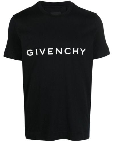 Givenchy T-shirt Met Hangende Schouders - Zwart