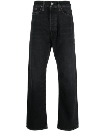Polo Ralph Lauren Straight-leg Recycled Cotton Jeans - Black