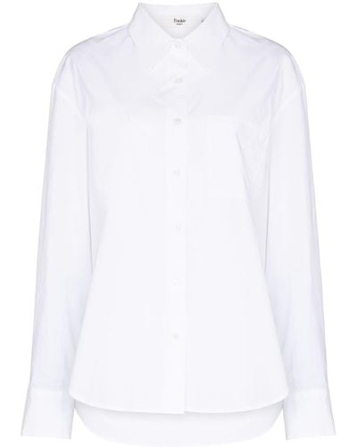Frankie Shop Camisa Lui oversize - Blanco