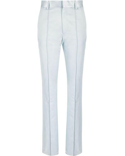 Filippa K High-waisted Slim-cut Pants - Blue