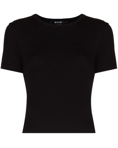 Ksubi Katoenen T-shirt - Zwart
