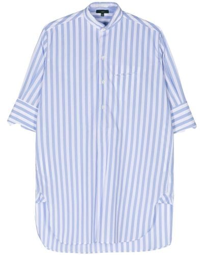 Jejia Ines Striped Cotton Shirt - Blue