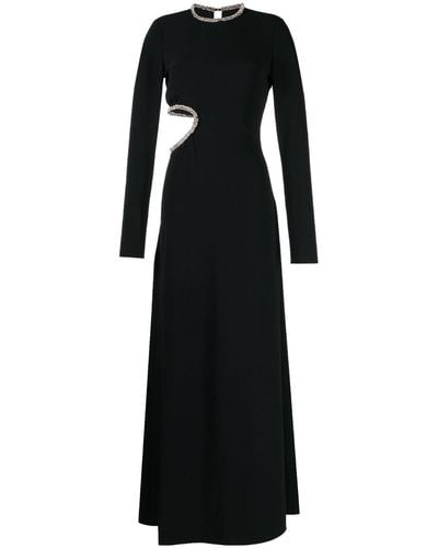 Stella McCartney ラインストーン イブニングドレス - ブラック