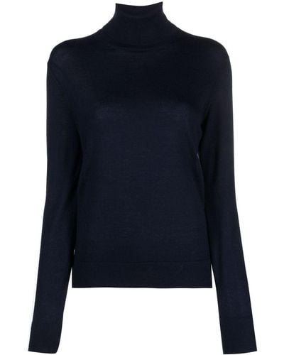 Ralph Lauren Collection Long-sleeve Cashmere Roll-neck Sweater - Blue