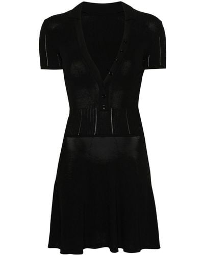 Jacquemus La Mini Robe Yauco Mini Dress - Black