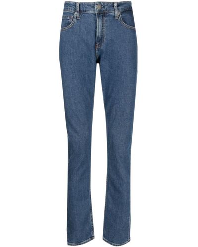 Calvin Klein Jeans slim a vita bassa - Blu