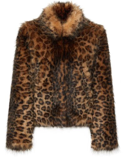 Unreal Fur Giacca Wild Cat - Marrone